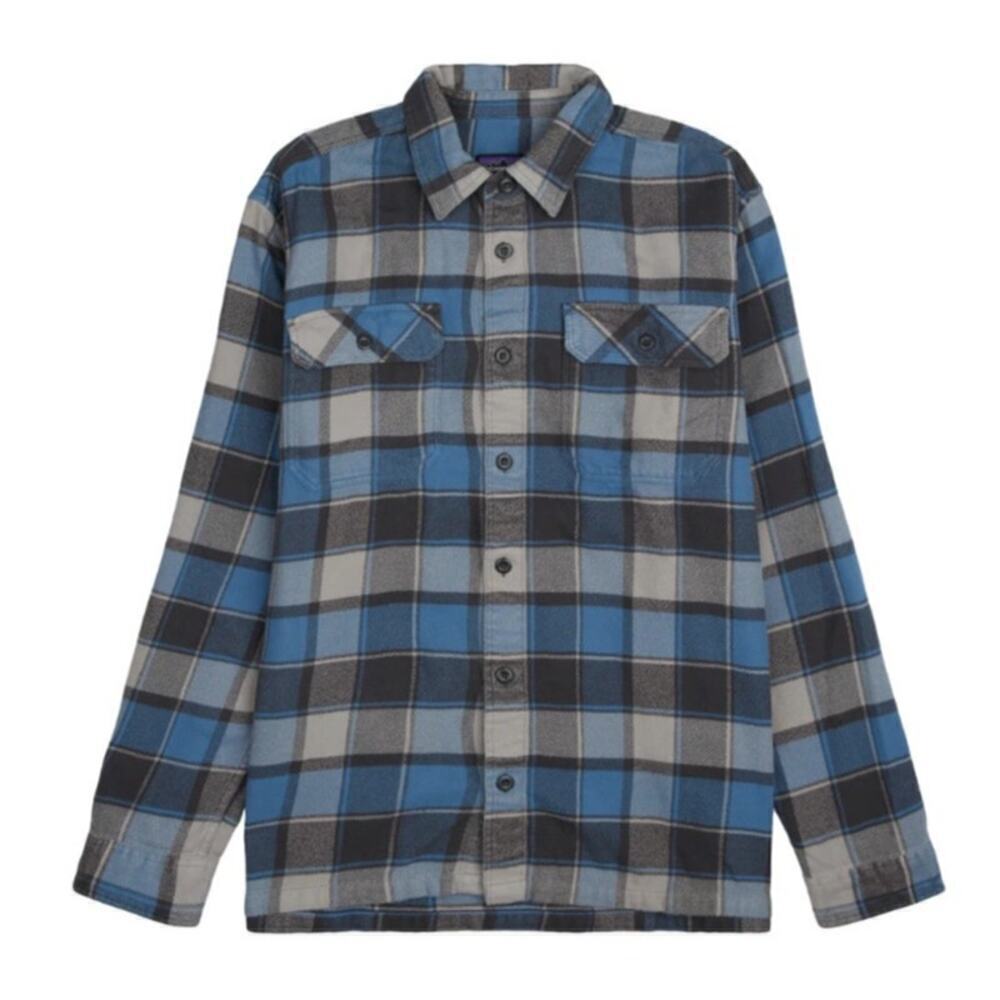 PATAGONIA Men's Long-Sleeved Fjord Flannel Shirt Size XL